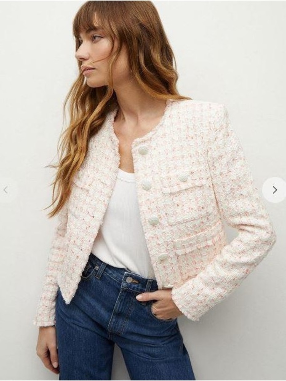 Veronica Beard Olbia cotton-blend tweed jacket